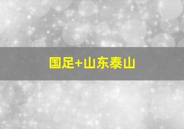 国足 山东泰山